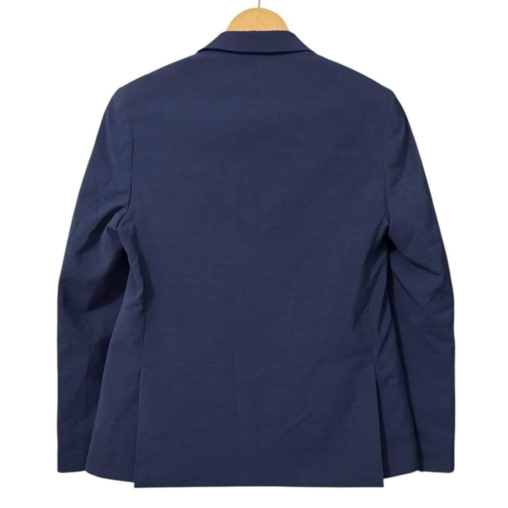 Kenneth Cole Reaction TECHNI-COLE Blazer Boys 16 Regular Navy Blue Suit Jacket - Picture 3 of 6